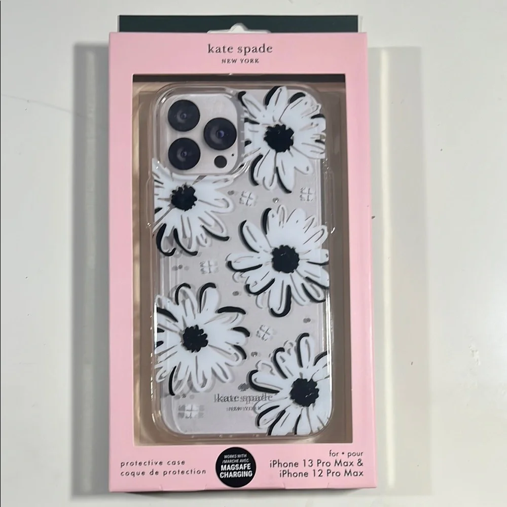 Kate Spade White Floral iPhone Case